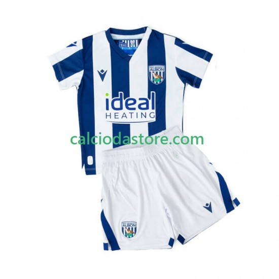 Maglia West Bromwich Albion Gara Home Completo Bambino 2-13 Anni 2025-2026 MC Maglia West Bromwich Albion Gara Home Completo Bambino 2-13 Anni 2025-2026 MC