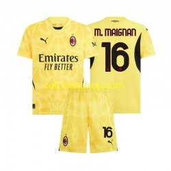 Maglia Portiere AC Milan Mike Maignan 16 Gara Away Completo Bambino 2-13 Anni 2024-2025 MC