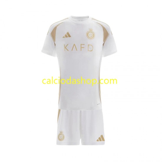 Maglia Al Nassr Gara Terza Completo Bambino 2-13 Anni 2024-2025 MC