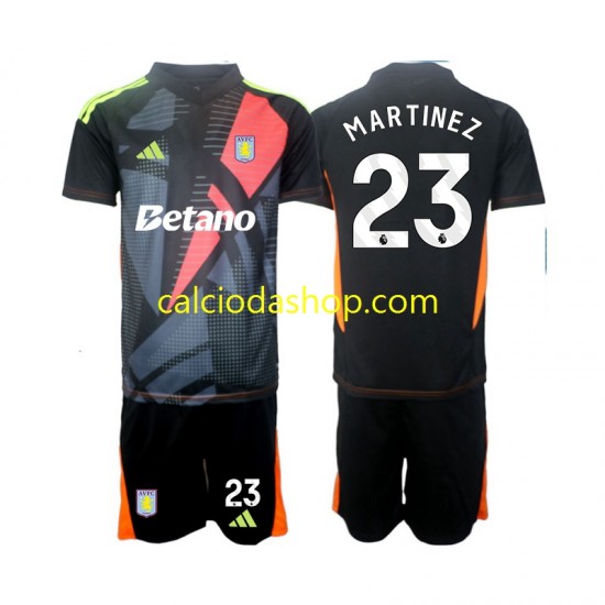 Maglia Portiere Aston Villa Emiliano Martinez 23 Gara Away Completo Bambino 2-13 Anni 2024-2025 MC Maglia Portiere Aston Villa Emiliano Martinez 23 Gara Away Completo Bambino 2-13 Anni 2024-2025 MC