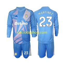 Maglia Portiere Aston Villa Emiliano Martinez 23 Gara Terza Completo Bambino 2-13 Anni 2024-2025 ML