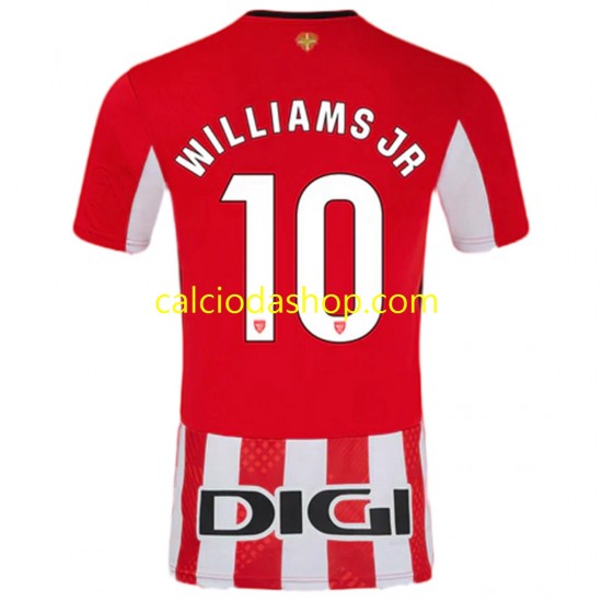 Maglia Athletic Bilbao Williams JR 10 Gara Home Uomo 2024-2025 MC Maglia Athletic Bilbao Williams JR 10 Gara Home Uomo 2024-2025 MC