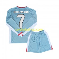 Maglia Atlético Madrid Antoine Griezmann 7 Gara Away Completo Bambino 2-13 Anni 2024-2025 ML