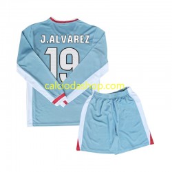 Maglia Atlético Madrid Julian Alvarez 19 Gara Away Completo Bambino 2-13 Anni 2024-2025 ML