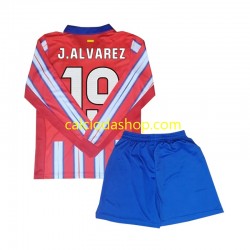 Maglia Atlético Madrid Julian Alvarez 19 Gara Home Completo Bambino 2-13 Anni 2024-2025 ML