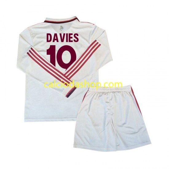 Maglia FC Bayern München Davies 19 Gara Terza Completo Bambino 2-13 Anni 2024-2025 ML Maglia FC Bayern München Davies 19 Gara Terza Completo Bambino 2-13 Anni 2024-2025 ML