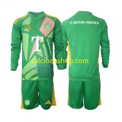 Maglia Portiere FC Bayern München Gara Quarto Completo Bambino 2-13 Anni 2024-2025 ML