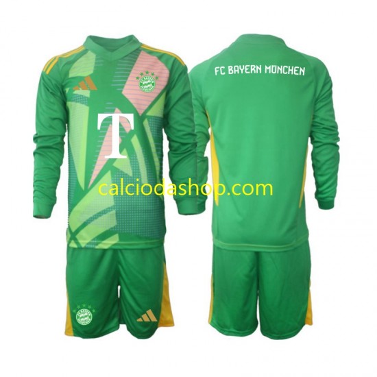 Maglia Portiere FC Bayern München Gara Quarto Completo Bambino 2-13 Anni 2024-2025 ML Maglia Portiere FC Bayern München Gara Quarto Completo Bambino 2-13 Anni 2024-2025 ML