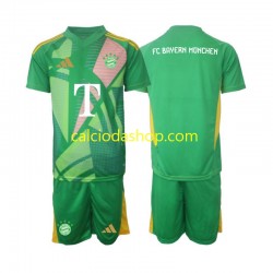Maglia Portiere FC Bayern München Gara Quarto Completo Bambino 2-13 Anni 2024-2025 MC
