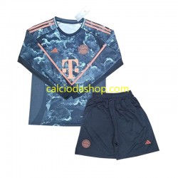 Maglia FC Bayern München Gara Away Completo Bambino 2-13 Anni 2024-2025 ML