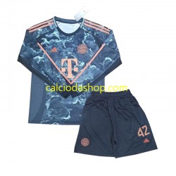 Maglia FC Bayern München Musiala 42 Gara Away Completo Bambino 2-13 Anni 2024-2025 ML