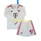 Maglia FC Bayern München Musiala 42 Gara Terza Completo Bambino 2-13 Anni 2024-2025 ML