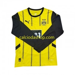 Maglia Borussia Dortmund Gara Home Uomo 2024-2025 ML