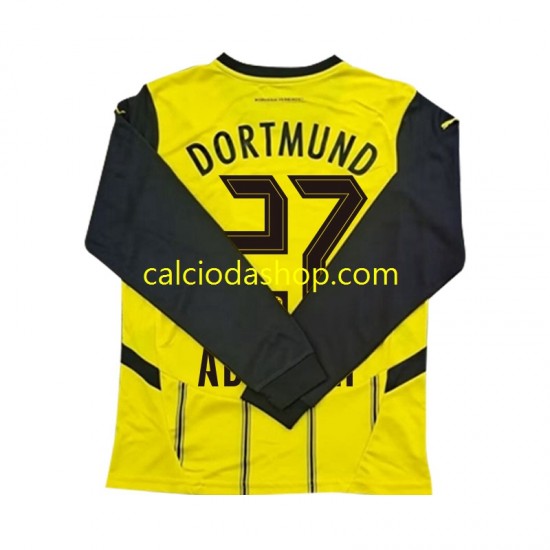 Maglia Borussia Dortmund Karim Adeyemi 27 Gara Home Uomo 2024-2025 ML Maglia Borussia Dortmund Karim Adeyemi 27 Gara Home Uomo 2024-2025 ML