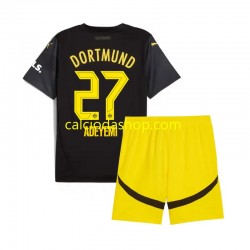 Maglia Borussia Dortmund Karim Adeyemi 27 Gara Away Completo Bambino 2-13 Anni 2024-2025 MC