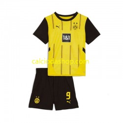 Maglia Borussia Dortmund Serhou Guirassy 9 Gara Home Completo Bambino 2-13 Anni 2024-2025 MC
