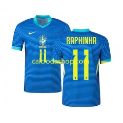 Maglia Brasile RAPHINHA 11 Gara Away Uomo 2024 MC