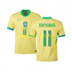 Maglia Brasile RAPHINHA 11 Gara Home Uomo 2024 MC