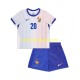 Maglia Francia Bradley Barcola 20 Gara Away Completo Bambino 2-13 Anni 2024 MC