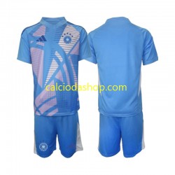 Maglia Portiere Germania Gara Quarto Completo Bambino 2-13 Anni 2024-2025 MC
