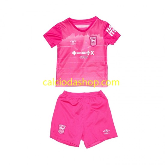 Maglia Ipswich Town Gara Terza Completo Bambino 2-13 Anni 2024-2025 MC