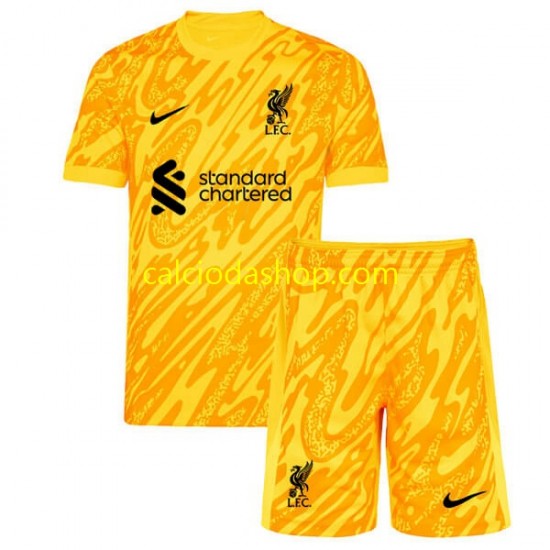 Maglia Portiere Liverpool Gara Quarto Completo Bambino 2-13 Anni 2024-2025 MC Maglia Portiere Liverpool Gara Quarto Completo Bambino 2-13 Anni 2024-2025 MC