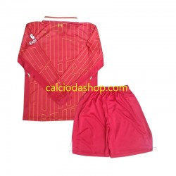 Maglia Liverpool Gara Home Completo Bambino 2-13 Anni 2024-2025 ML