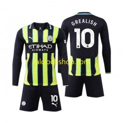 Maglia Manchester City Jack Grealish 10 Gara Away Completo Bambino 2-13 Anni 2024-2025 ML