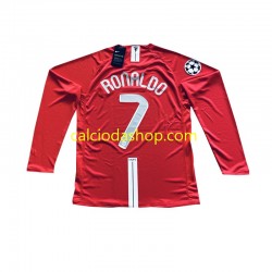 Maglia Manchester United Cristiano Ronaldo 7 Champion League 2007 Retro Gara Home Uomo ML