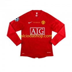 Maglia Manchester United Cristiano Ronaldo 7 Champion League 2007 Retro Gara Home Uomo ML