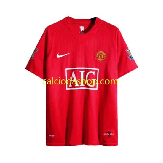 Maglia Manchester United 2007 Retro Gara Home Uomo ML Maglia Manchester United 2007 Retro Gara Home Uomo ML