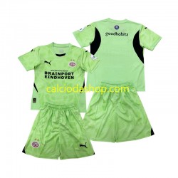 Maglia Portiere PSV Eindhoven Gara Away Completo Bambino 2-13 Anni 2024-2025 MC