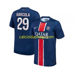Maglia Paris Saint-Germain Bradley Barcola 29 Gara Home Uomo 2024-2025 MC