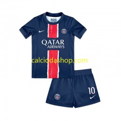 Maglia Paris Saint-Germain Ousmane Dembele 10 Gara Home Completo Bambino 2-13 Anni 2024-2025 MC