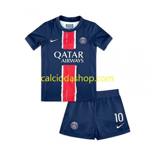 Maglia Paris Saint-Germain Ousmane Dembele 10 Gara Home Completo Bambino 2-13 Anni 2024-2025 MC