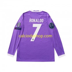 Maglia Real Madrid Cristiano Ronaldo 7 2016 Retro Gara Away Completo Bambino 2-13 Anni ML
