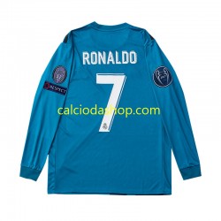 Maglia Real Madrid Cristiano Ronaldo 7 2017 Retro Gara Terza Uomo ML