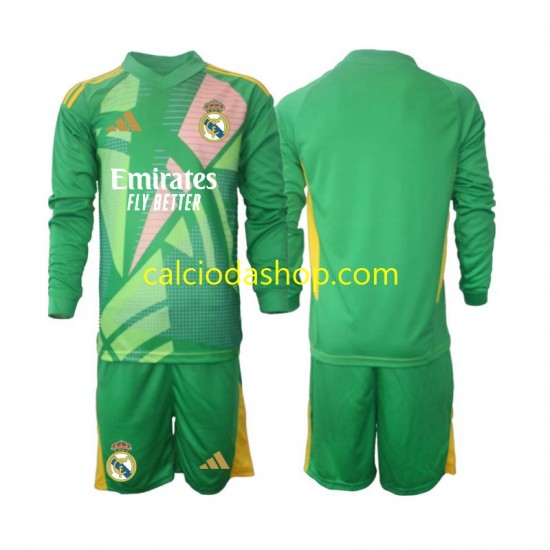 Maglia Portiere Real Madrid Gara Terza Completo Bambino 2-13 Anni 2024-2025 ML Maglia Portiere Real Madrid Gara Terza Completo Bambino 2-13 Anni 2024-2025 ML