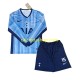 Maglia Tottenham Spurs Bergvall 15 Gara Away Completo Bambino 2-13 Anni 2024-2025 ML