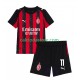 Maglia AC Milan Christian Pulisic 11 Gara Home Completo Bambino 2-13 Anni 2025-2026 MC