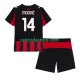 Maglia AC Milan Modrić Luca 14 Gara Home Completo Bambino 2-13 Anni 2025-2026 MC Maglia AC Milan Modrić Luca 14 Gara Home Completo Bambino 2-13 Anni 2025-2026 MC