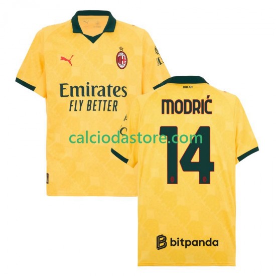 Maglia AC Milan Modrić Luca 14 Gara Terza Uomo 2025-2026 MC