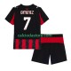 Maglia AC Milan Santiago Gimenez 7 Gara Home Completo Bambino 2-13 Anni 2025-2026 MC