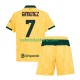 Maglia AC Milan Santiago Gimenez 7 Gara Terza Completo Bambino 2-13 Anni 2025-2026 MC