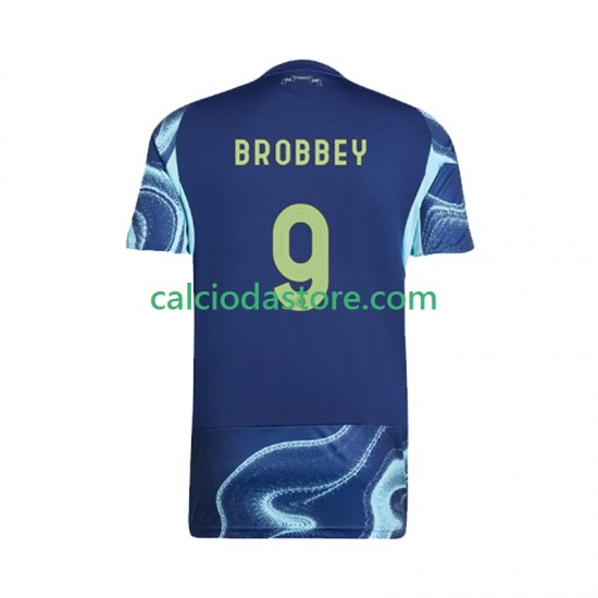 Maglia AFC Ajax Brian Brobbey 9 Gara Away Uomo 2025-2026 MC Maglia AFC Ajax Brian Brobbey 9 Gara Away Uomo 2025-2026 MC