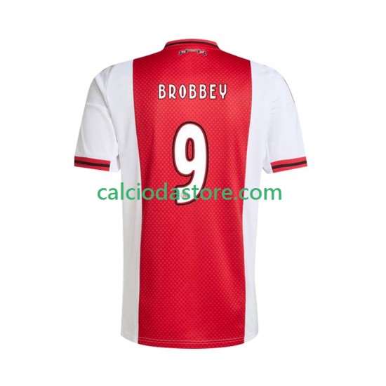 Maglia AFC Ajax Brian Brobbey 9 Gara Home Uomo 2025-2026 MC Maglia AFC Ajax Brian Brobbey 9 Gara Home Uomo 2025-2026 MC