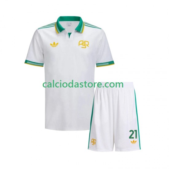 Maglia AS Roma Dybala 21 Gara Terza Completo Bambino 2-13 Anni 2025-2026 MC