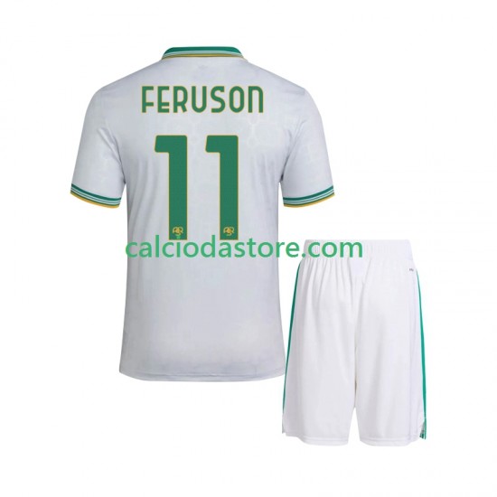 Maglia AS Roma Evan Ferguson 11 Gara Terza Completo Bambino 2-13 Anni 2025-2026 MC