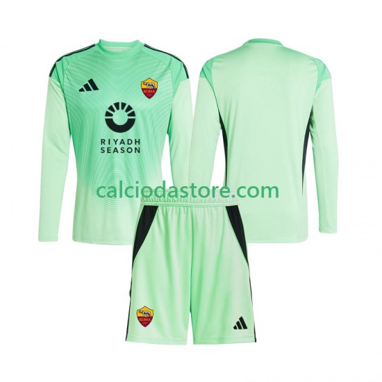 Maglia Portiere AS Roma Gara Away Gara Quarto Completo Bambino 2-13 Anni 2025-2026 ML