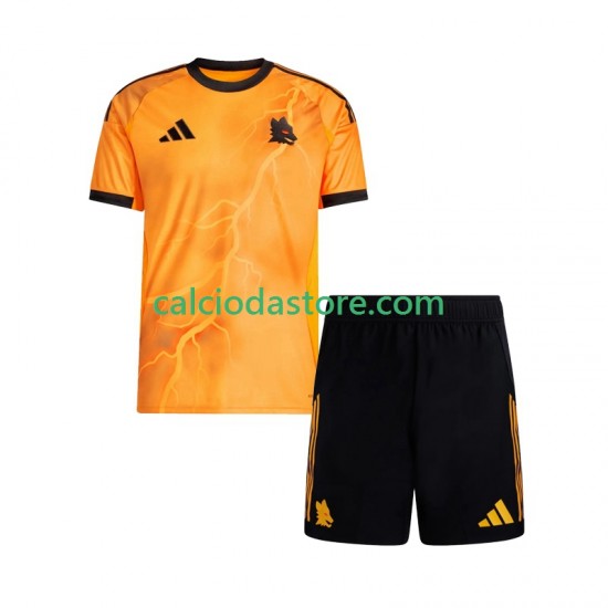 Maglia AS Roma Gara Away Completo Bambino 2-13 Anni 2025-2026 MC